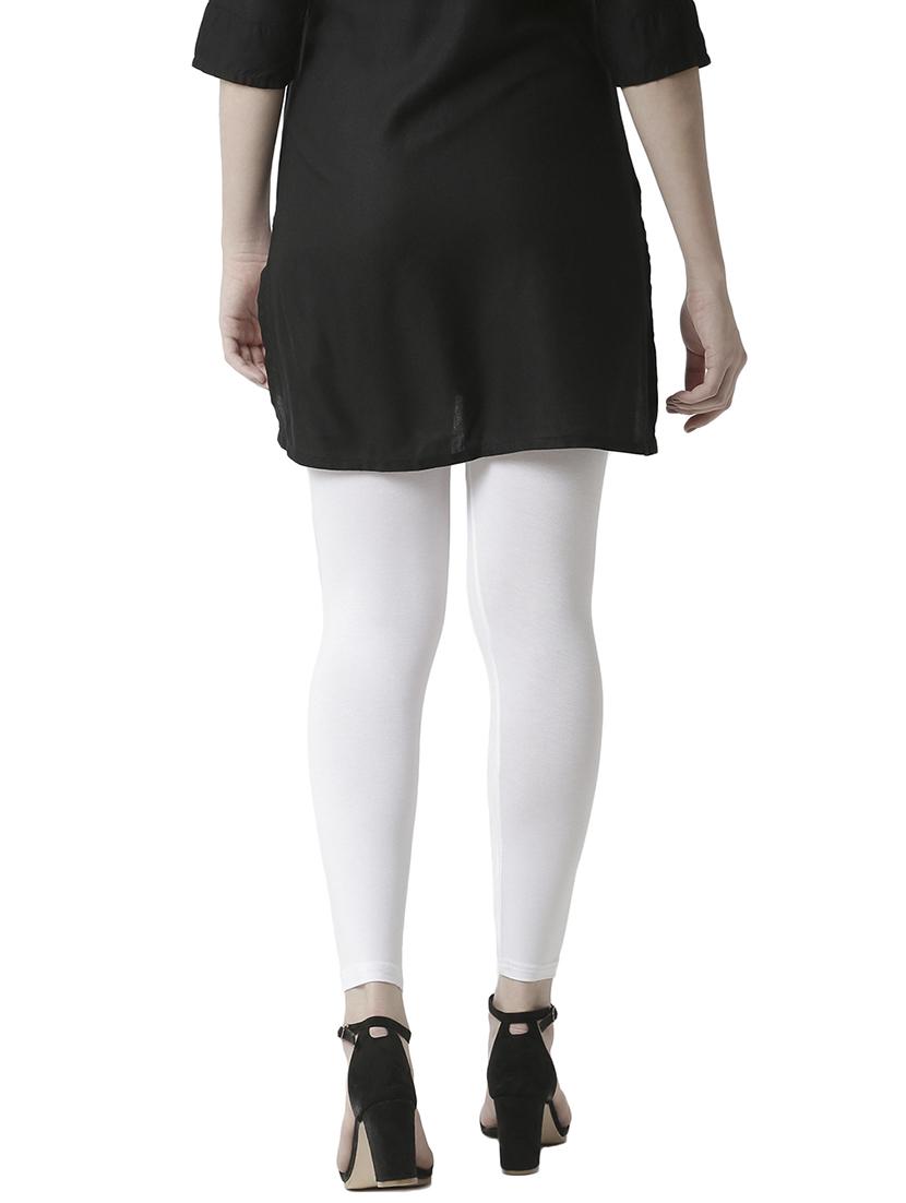 women solid ankle length legging - 21672927 - Standard Image - 2