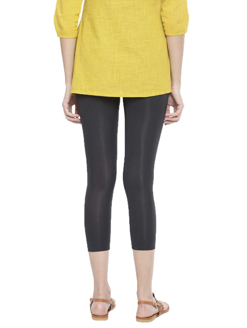 women solid calf length legging - 21672933 -  Standard Image - 2