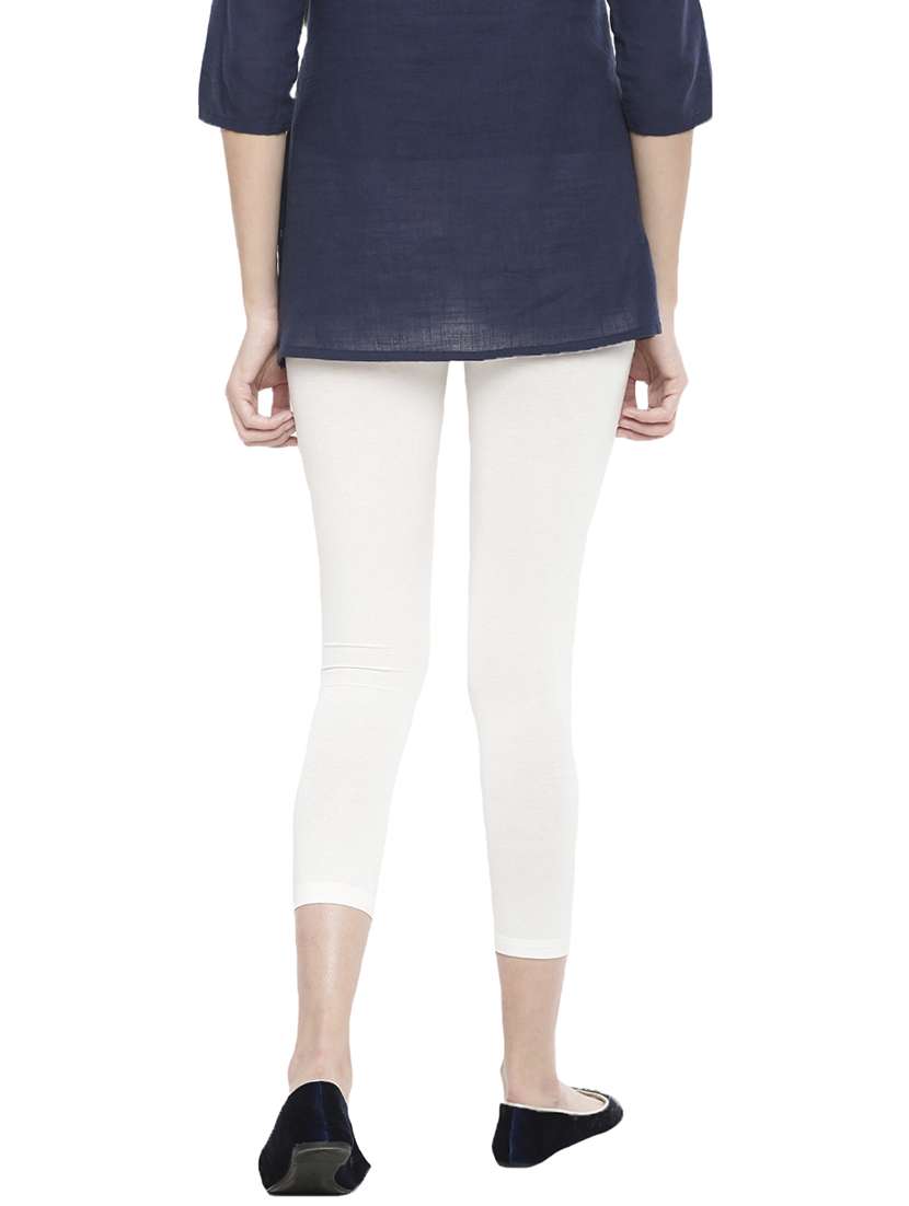 women solid calf length legging - 21672935 -  Standard Image - 2