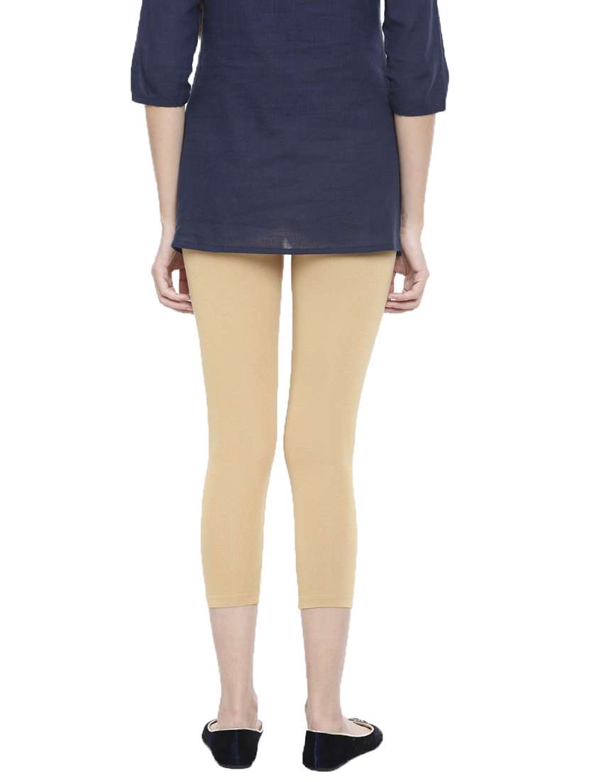 women solid calf length legging - 21672937 -  Standard Image - 2