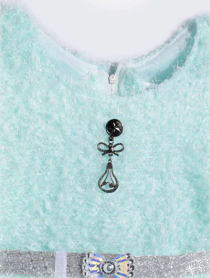 girls round neck self design woolen frock - 21672965 -  Standard Image - 2