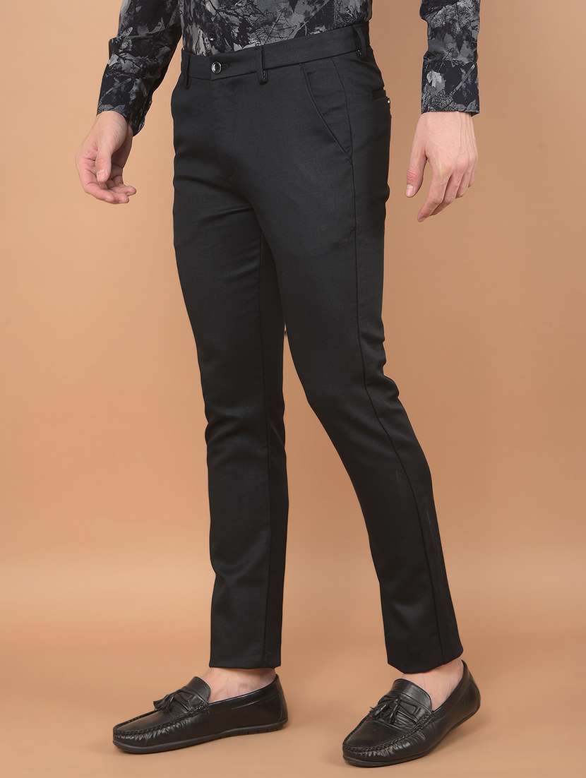 men solid mid rise chinos  - 21673031 -  Standard Image - 2
