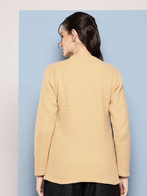 women self designed long sleeves cardigan - 21673170 -  Standard Image - 2