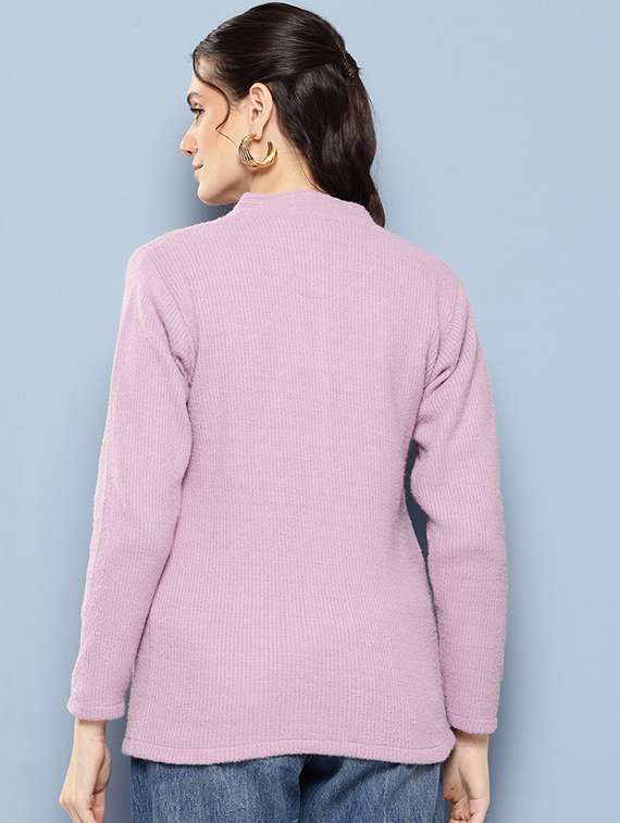 women self designed long sleeves cardigan - 21673172 -  Standard Image - 2