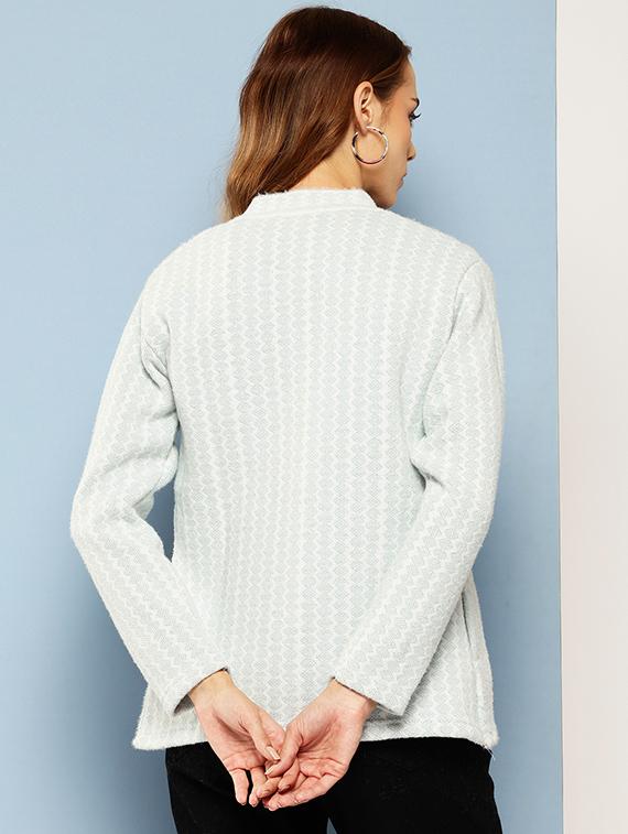 women self designed long sleeves cardigan - 21673192 - Standard Image - 2