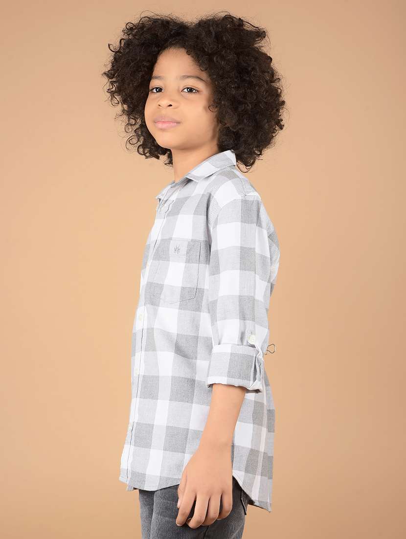 boys long sleeve checkered shirt - 21673329 -  Standard Image - 2
