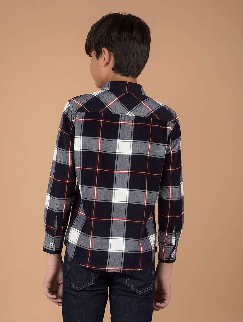 boys long sleeve checkered shirt - 21673338 -  Standard Image - 2