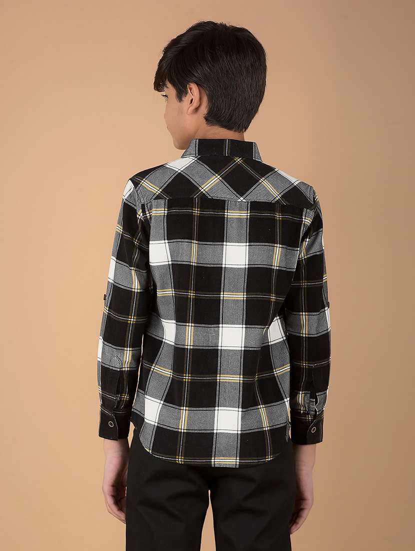 boys long sleeve checkered shirt - 21673339 -  Standard Image - 2