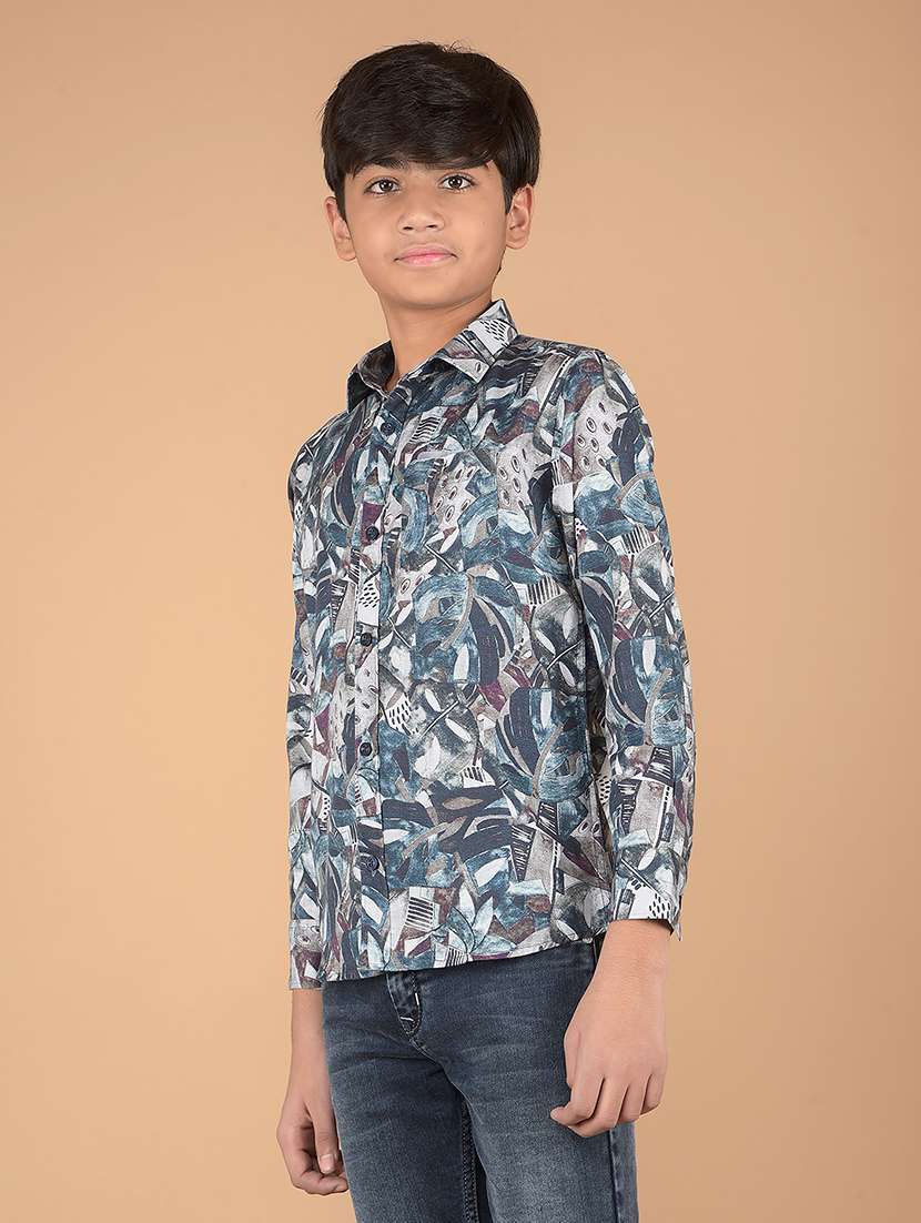 boys long sleeve printed shirt - 21673361 -  Standard Image - 2