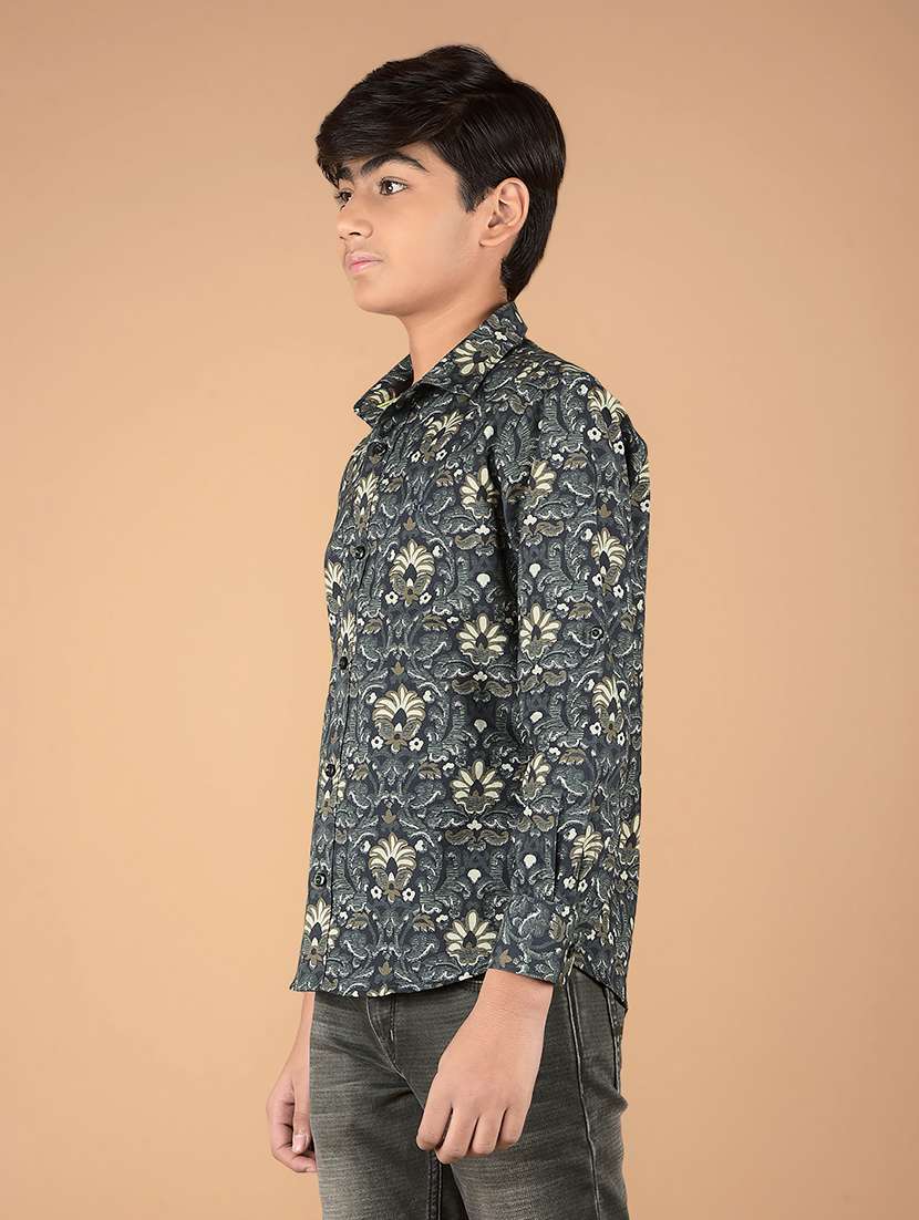 boys long sleeve printed shirt - 21673371 -  Standard Image - 2