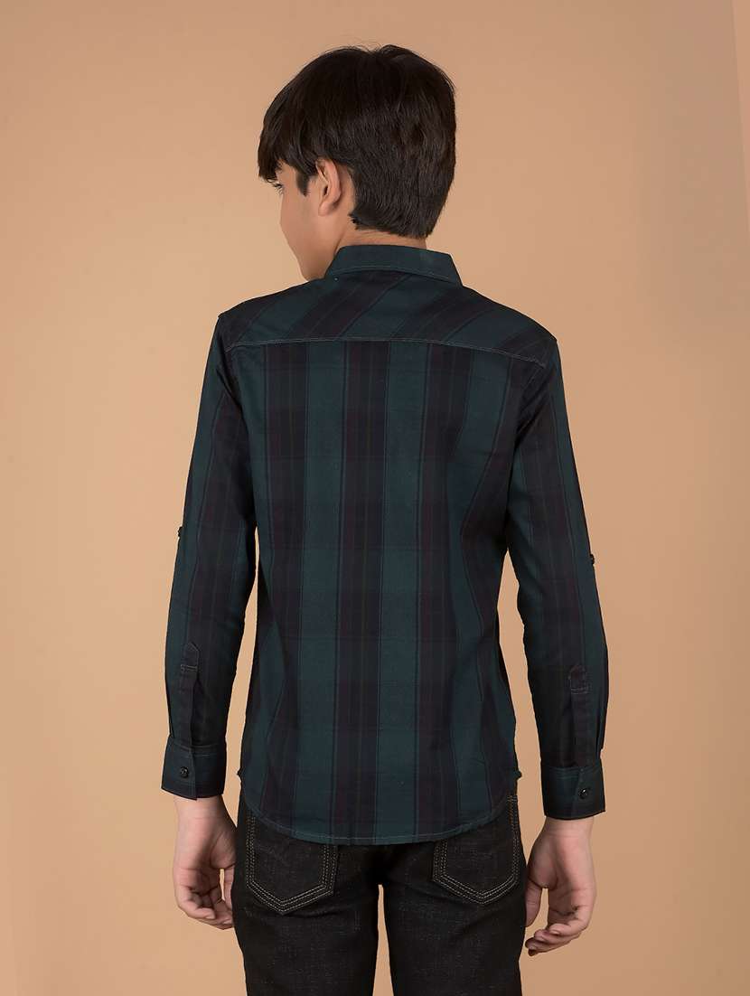 boys long sleeve checkered shirt - 21673378 -  Standard Image - 2