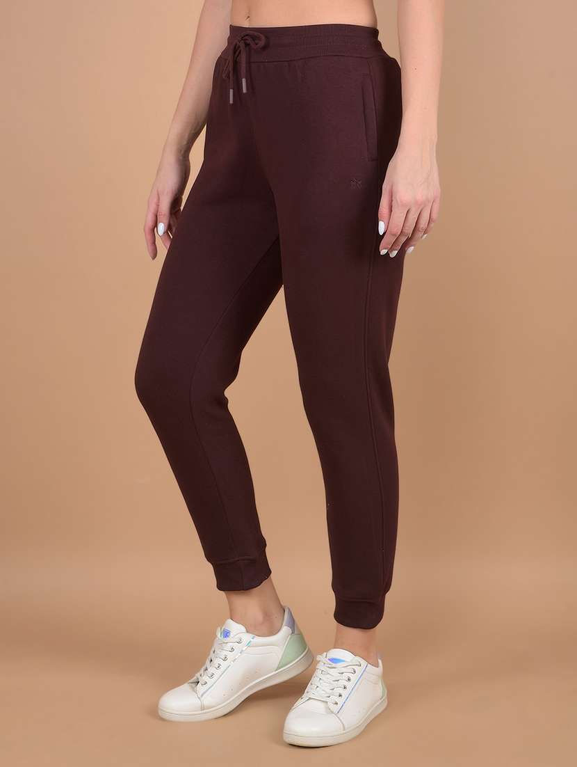 women solid mid rise jogger - 21673416 -  Standard Image - 2
