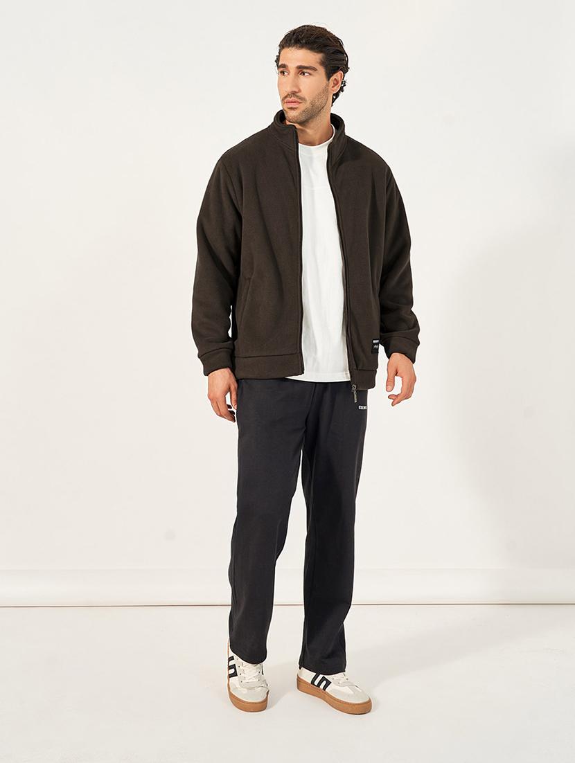 men long sleeves solid casual jacket - 21673712 - Standard Image - 2