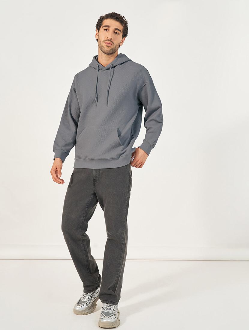 men long sleeve plain sweatshirt - 21673723 - Standard Image - 2