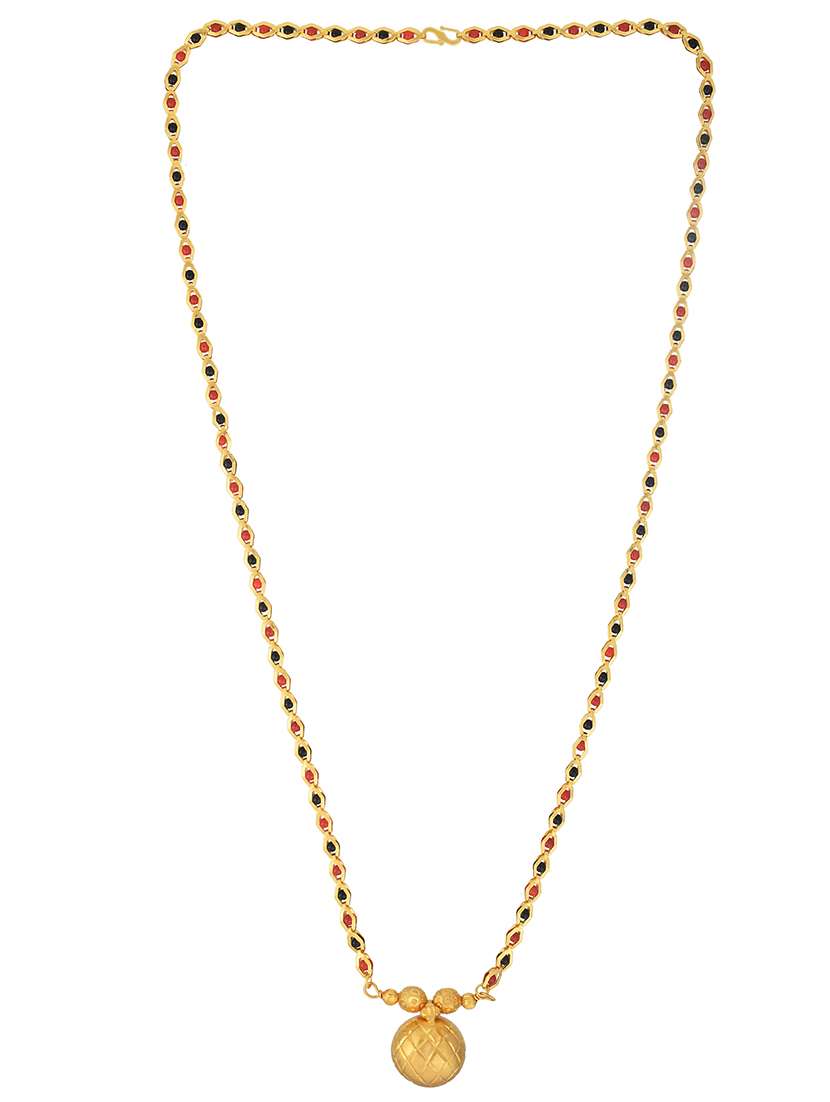 gold plated traditional mangalsutra for women - 21674016 -  Standard Image - 2