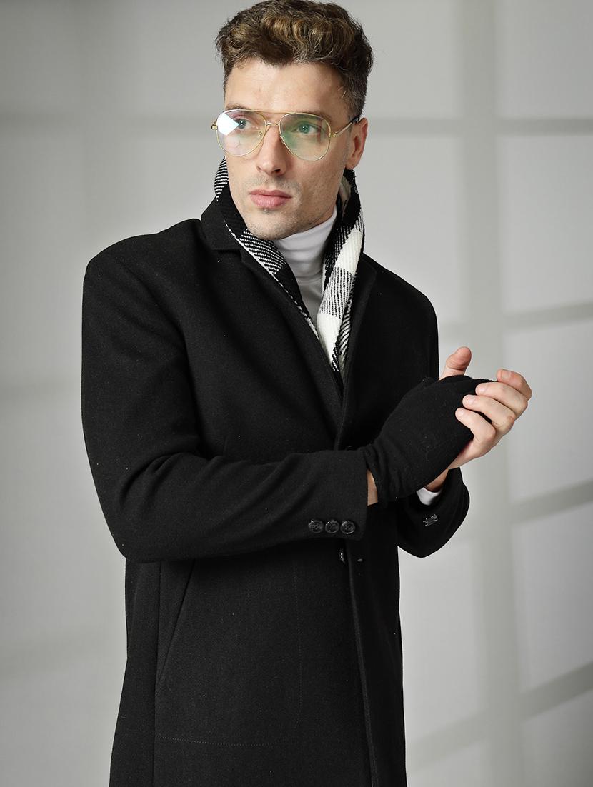 men long sleeves solid regular coat - 21674400 - Standard Image - 2
