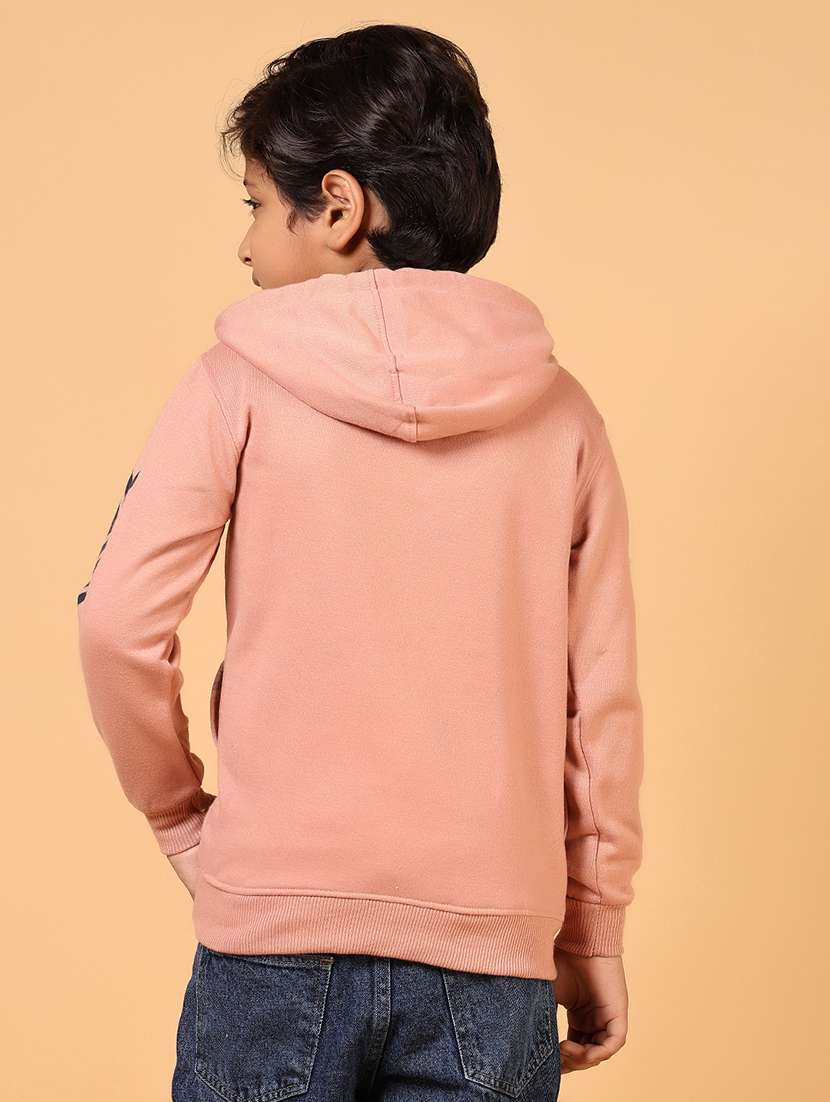 boys printed long sleeves hooded weatshirt - 21675086 -  Standard Image - 2