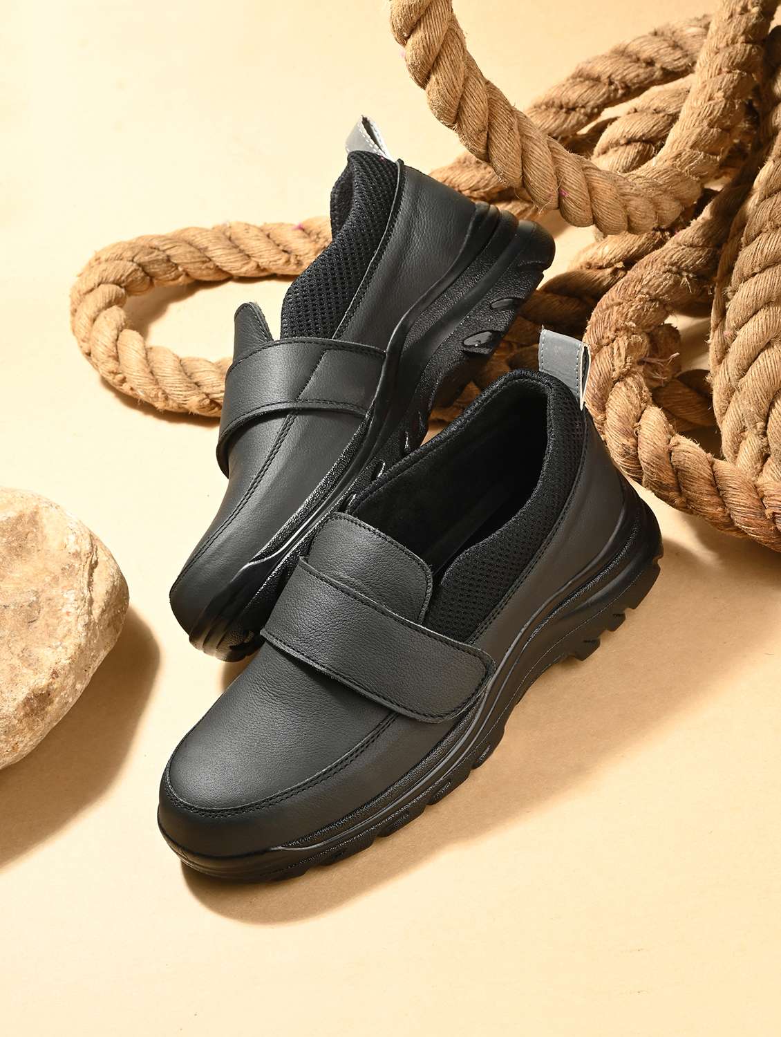 men black slip on slipon - 21675233 -  Zoom Image - 0