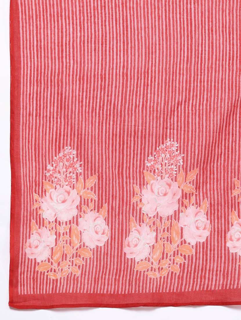 women three quarter sleeve kurta pant with dupatta set - 21675265 -  Standard Image - 7