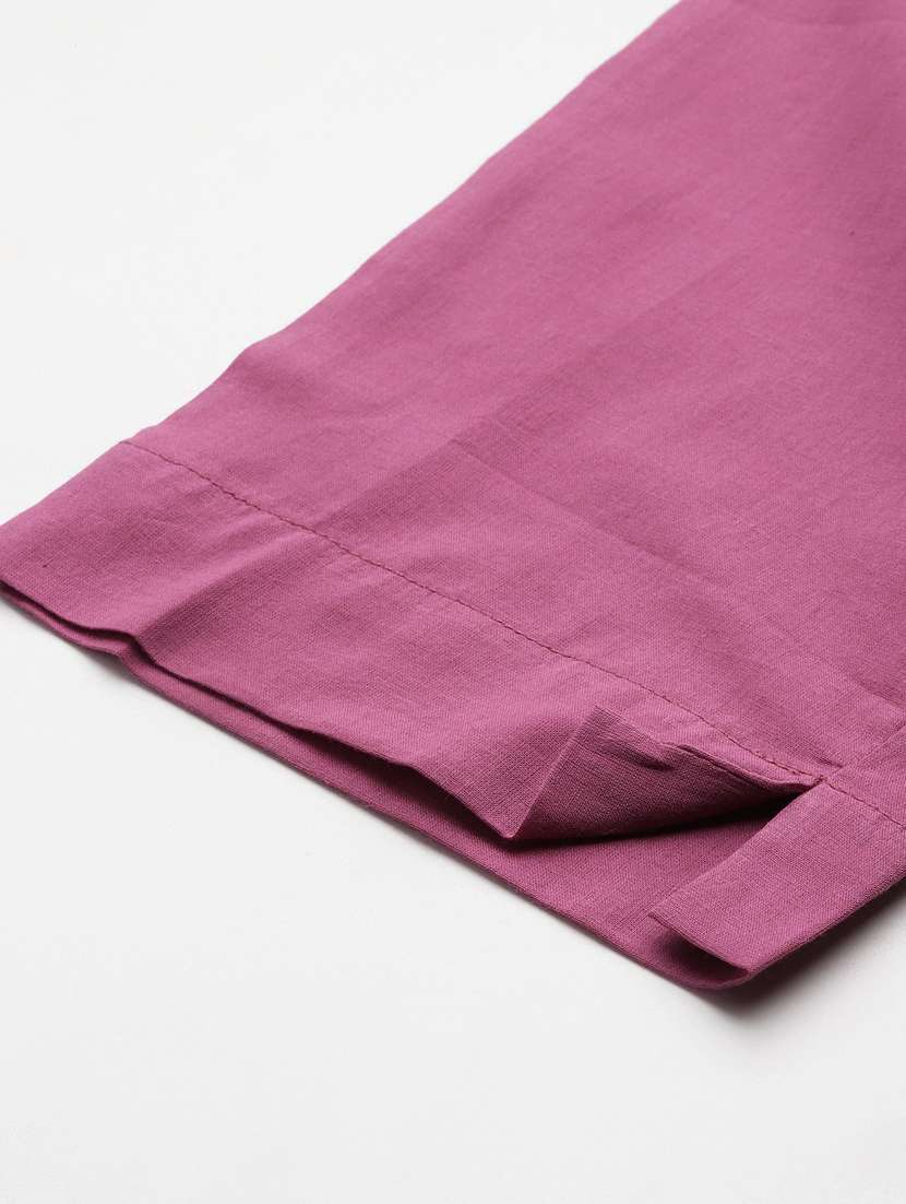 women three quarter sleeve kurta pant with dupatta set - 21675290 -  Standard Image - 7