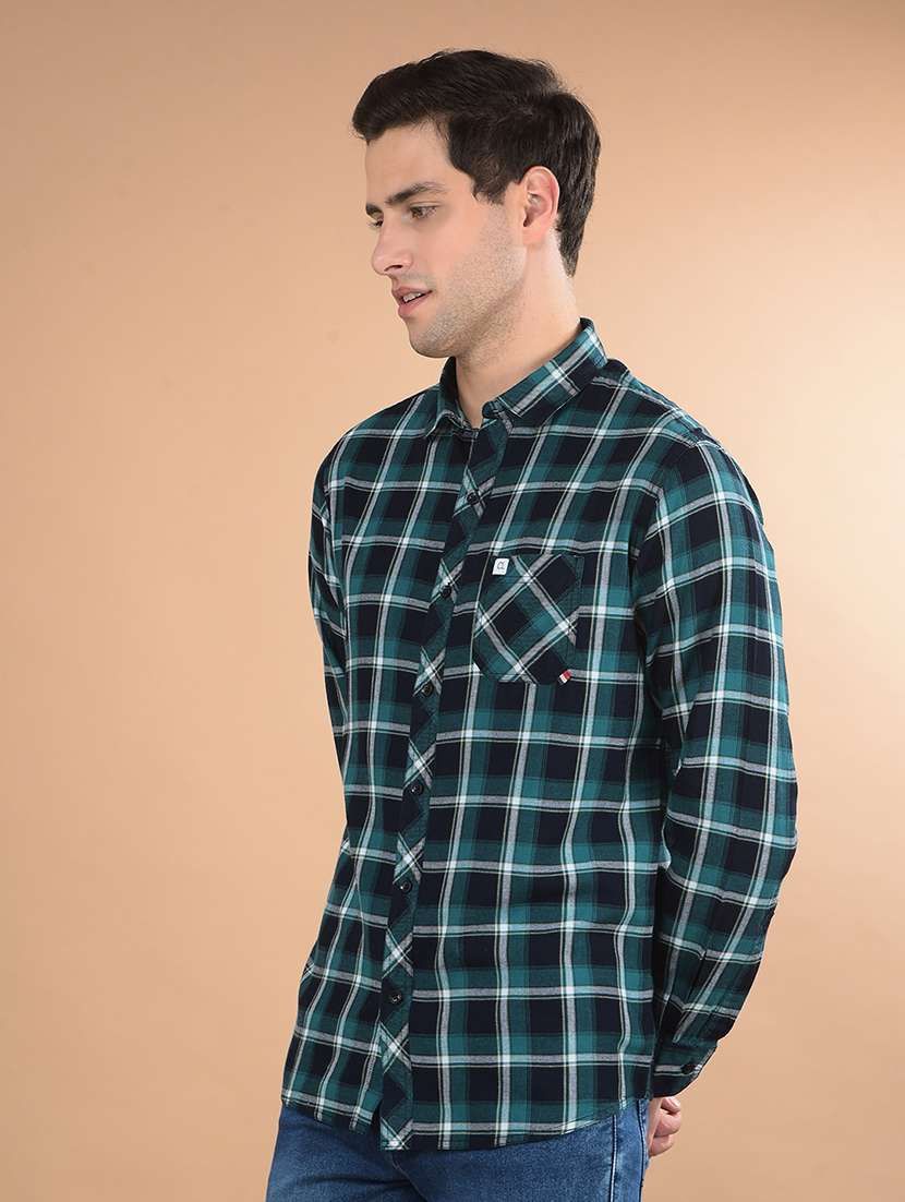 men check long sleeve casual shirt - 21675670 -  Standard Image - 2