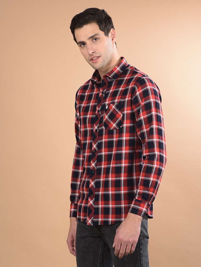 men check long sleeve casual shirt - 21675671 -  Standard Image - 2