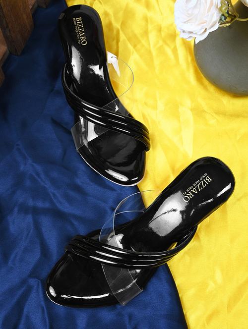 women black slip on sandal - 21676012 -  Standard Image - 0