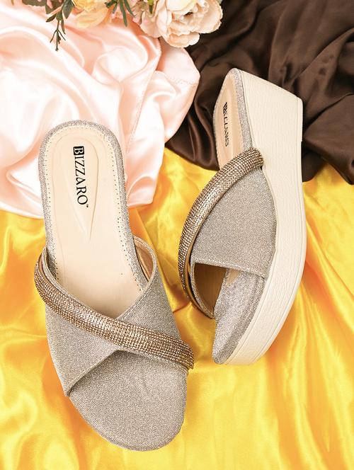 women embellished slip on sandal - 21676017 - Standard Image - 0