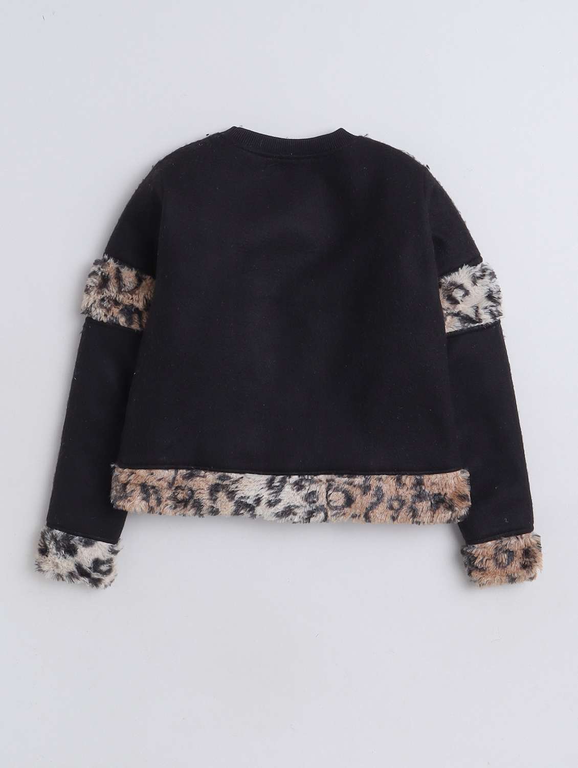 girls placement print round neck sweatshirts - 21676038 - Standard Image - 2