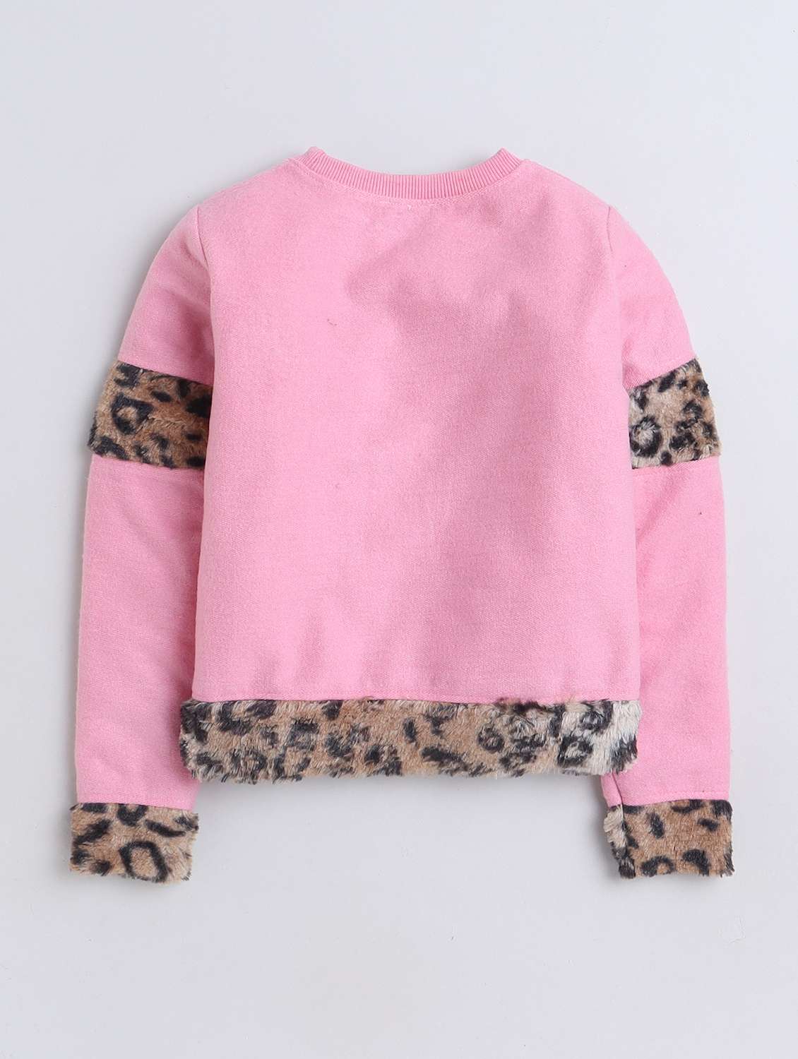 girls placement print round neck sweatshirts - 21676039 - Standard Image - 2