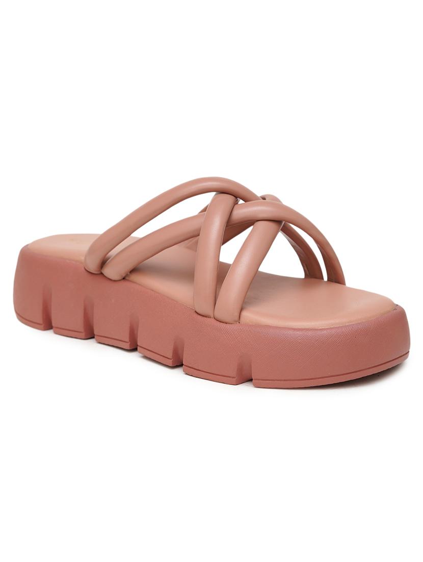 women solid slip on sandal - 21676066 - Zoom Image - 0