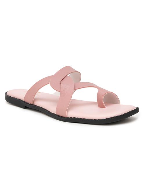 women solid slip on flat sandal - 21676069 -  Standard Image - 0