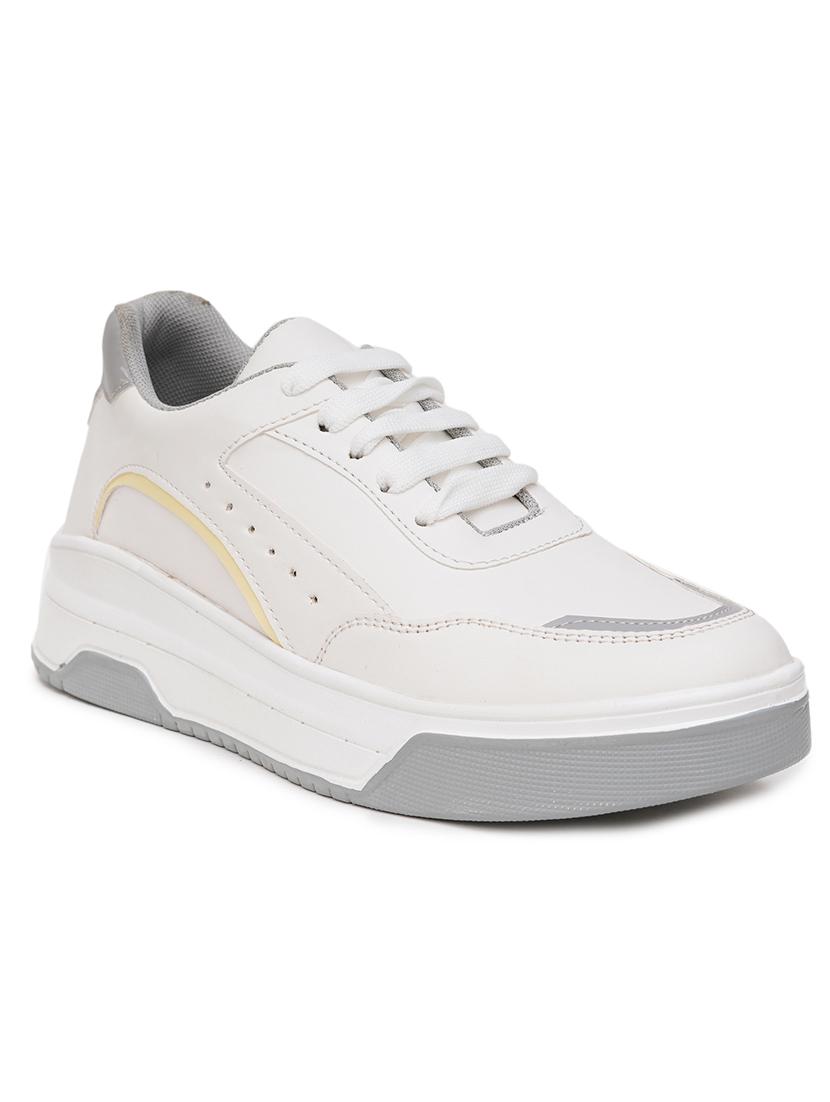 women white lace-up casual shoes - 21676074 - Zoom Image - 0