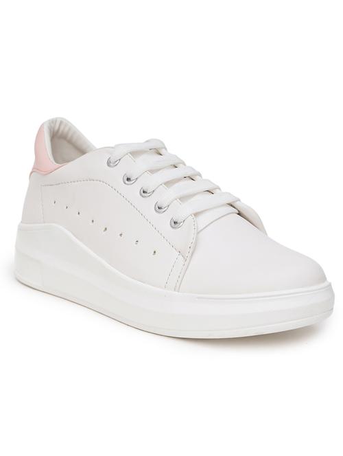 women white lace-up casual shoes - 21676084 - Standard Image - 0