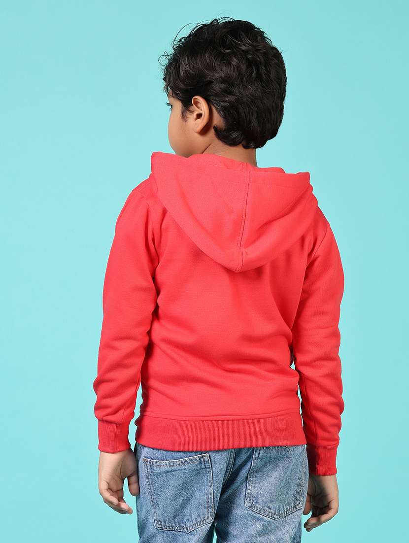 boys printed long sleeve hooded sweatshirt - 21676258 - Standard Image - 2