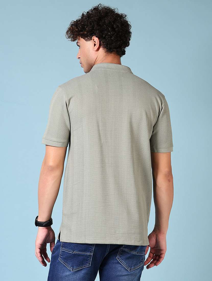 men self design short sleeve polo t-shirt - 21676261 - Standard Image - 2