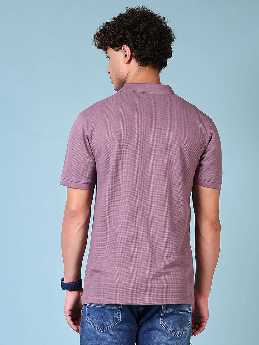 men solid short sleeve polo t-shirt - 21676264 - Standard Image - 2