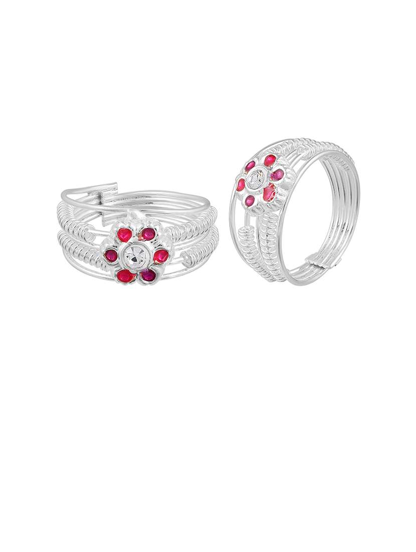 silver plated toe ring - 21676374 -  Standard Image - 2