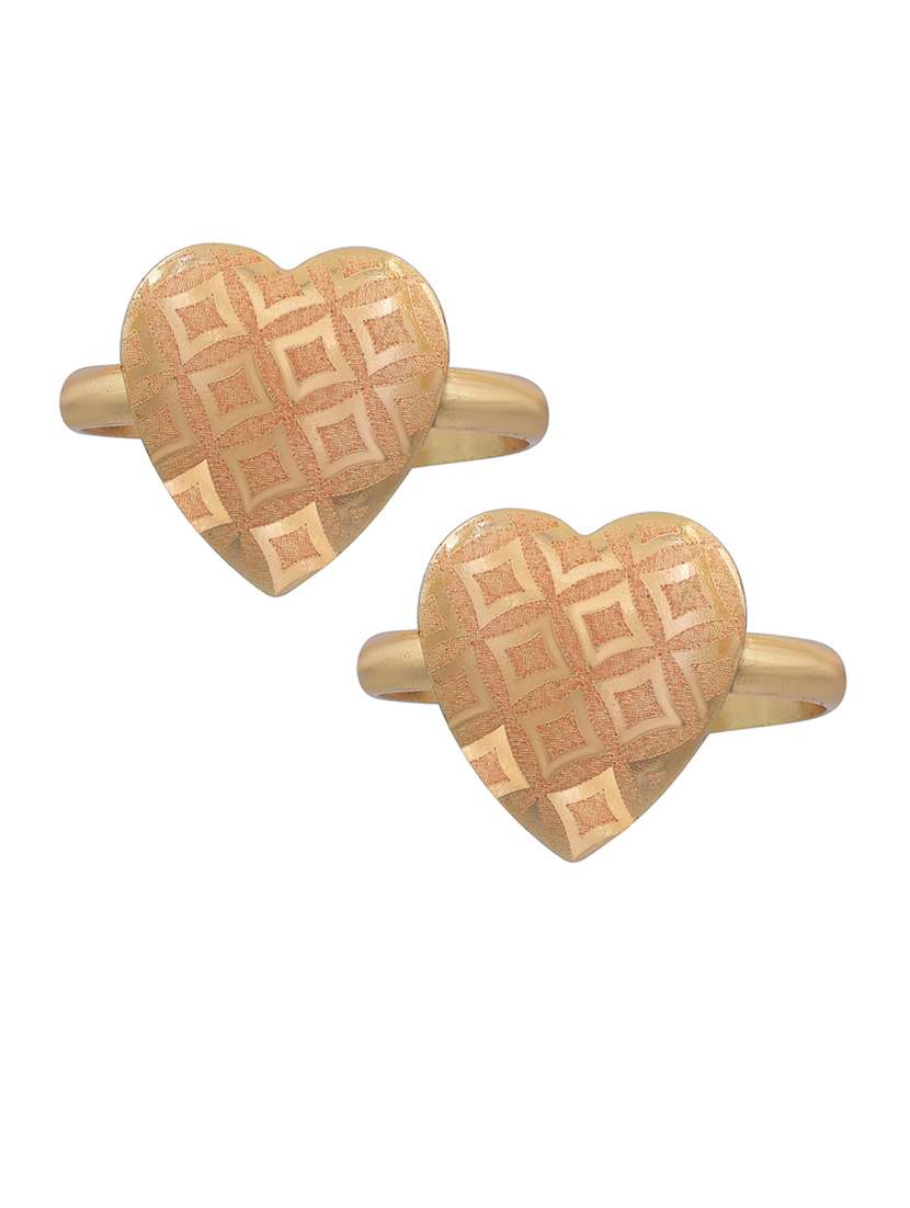 gold brass toe  ring - 21676461 -  Standard Image - 2