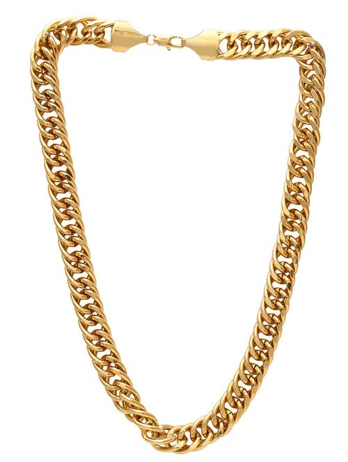 gold plated long chain - 21676502 -  Standard Image - 0
