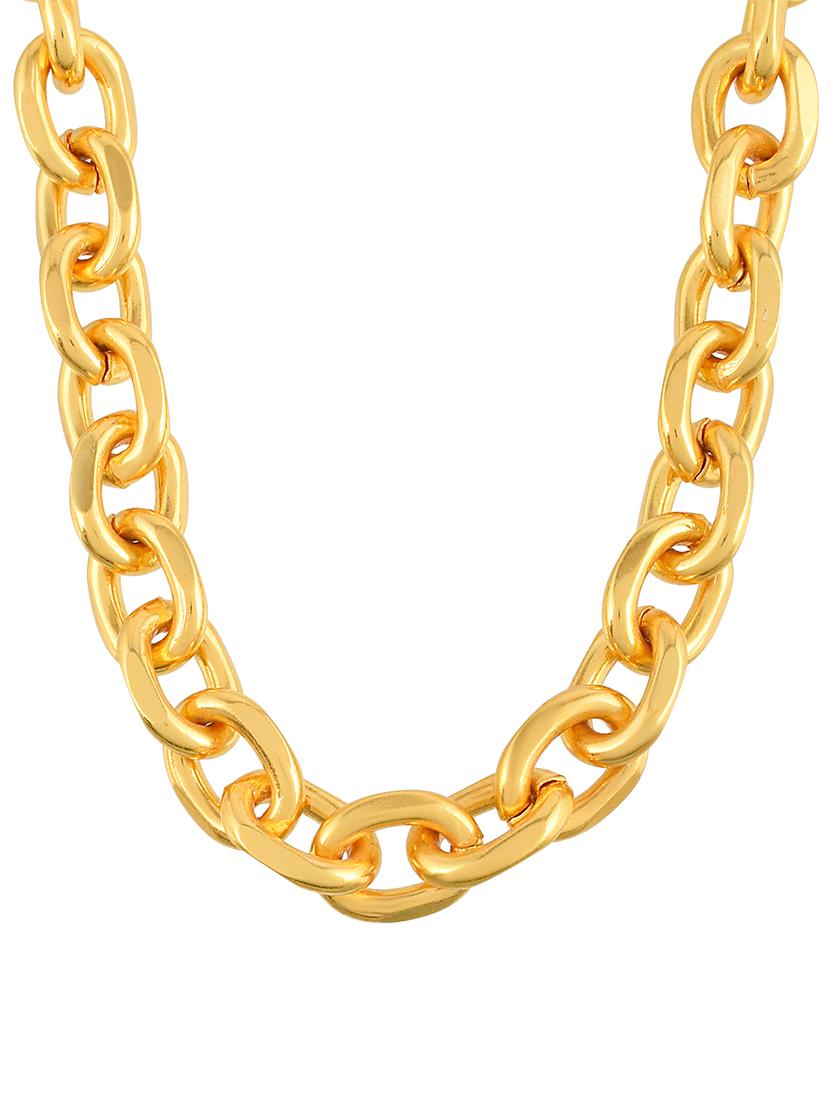 gold plated long chain - 21676533 - Standard Image - 2