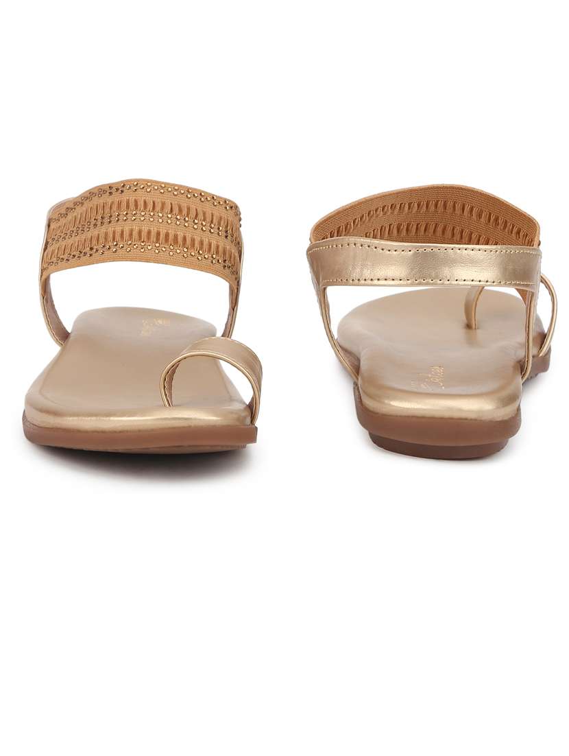 women one toe flat sandal - 21676611 -  Standard Image - 2