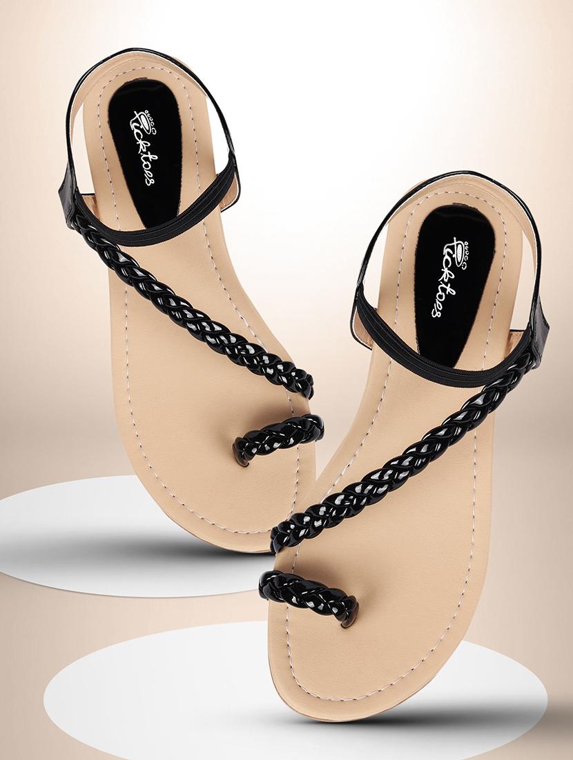 women solid back strap sandal - 21676613 -  Zoom Image - 0
