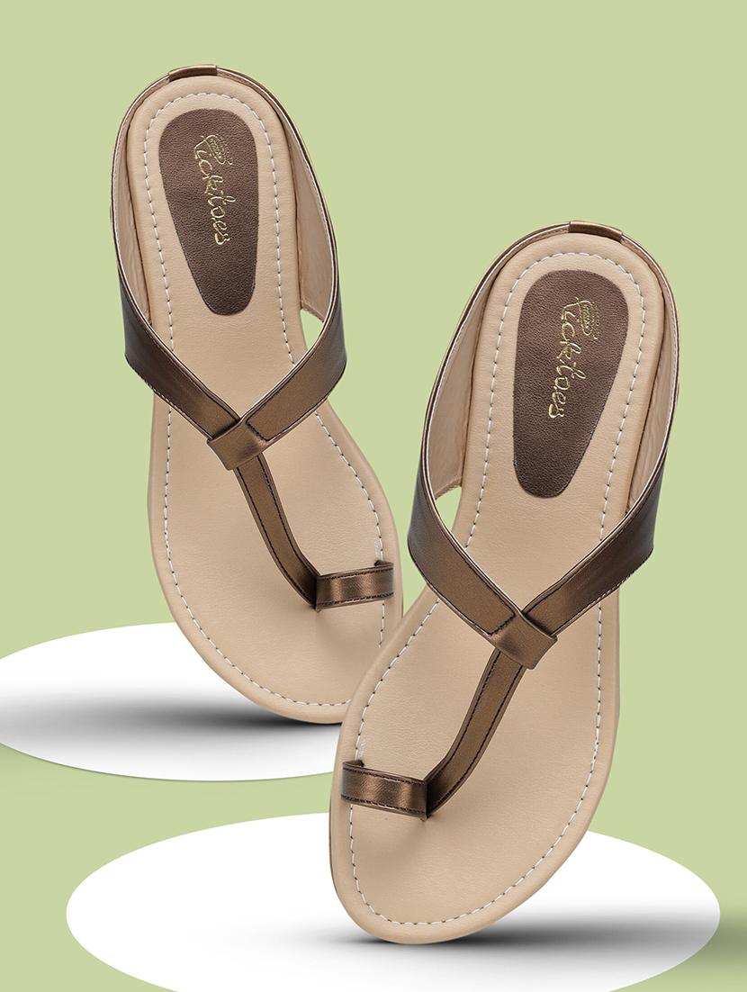 women solid slip on flat sandal - 21676620 - Zoom Image - 0