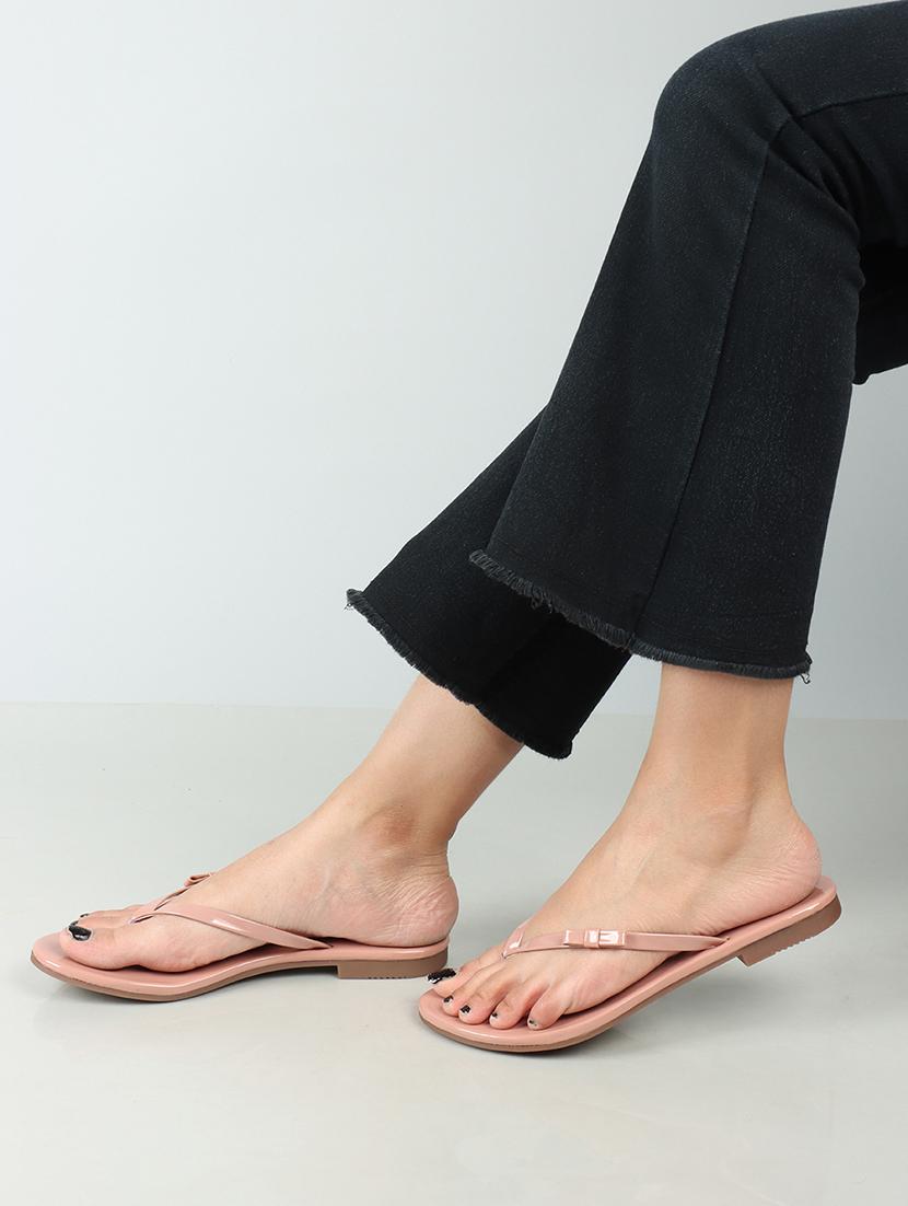 women slip on flat sandal - 21676637 - Standard Image - 2