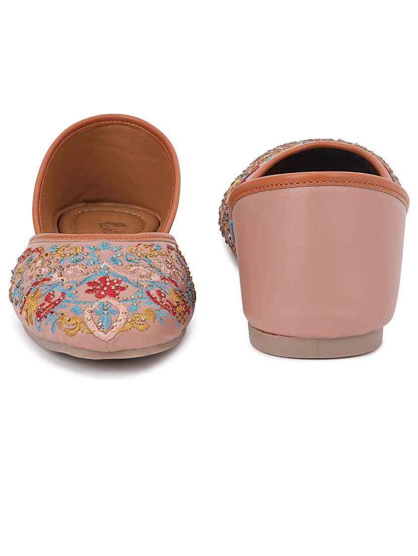 women embellished slip on jutis  - 21676665 -  Standard Image - 2