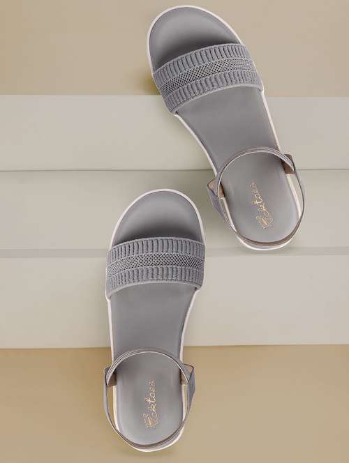 women solid back strap sandal - 21676685 -  Standard Image - 0