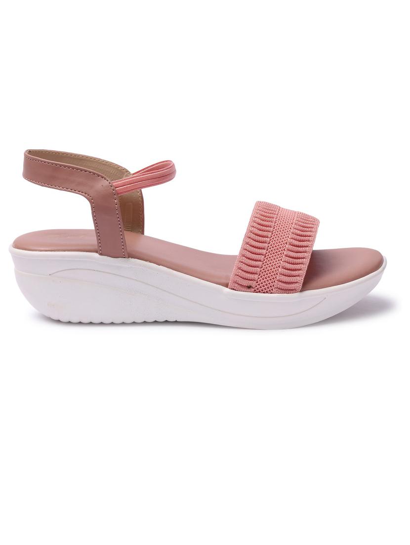 women solid back strap wedge - 21676686 - Standard Image - 2