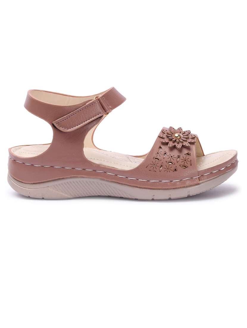 women cut work ankle strap sandal - 21676698 - Standard Image - 2
