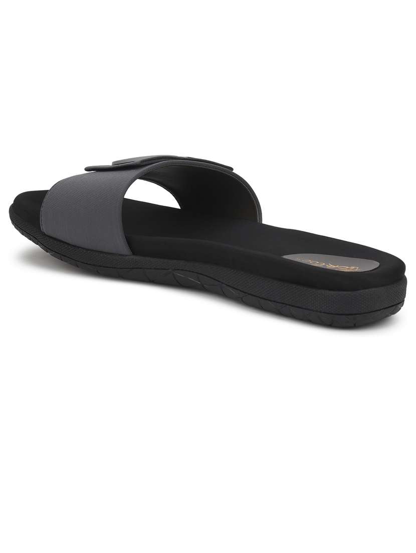 women grey slip on sandal - 21676702 - Standard Image - 2